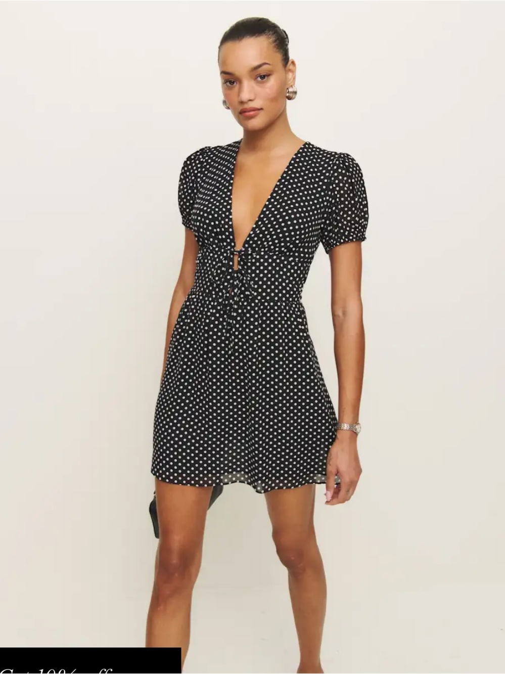 Reformation Polka dot dress